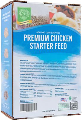 Show full view: Small Pet Select Corn-Free Soy-Free Non-GMO Chicken Starter Feed Poultry Food, 20-lb box slide 5 of 9