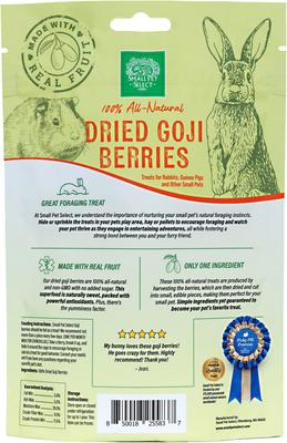 Show full view: Small Pet Select Dried Fruits & Veggies Six Flavors Sampler Small Animal Treats, 2-oz bag, 6 count slide 6 of 8