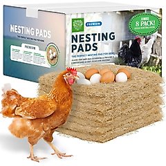 Small Pet Select Fits Most Nesting Boxes, Chicken Coop Nest Liners, Chicken Nesting Pads for Hens, 13 x 13-in, 8 count