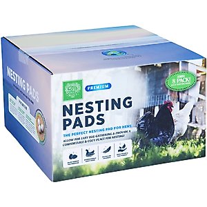 Small Pet Select Fits Most Nesting Boxes, Chicken Coop Nest Liners, Chicken Nesting Pads for Hens, 13 x 13-in, 8 count