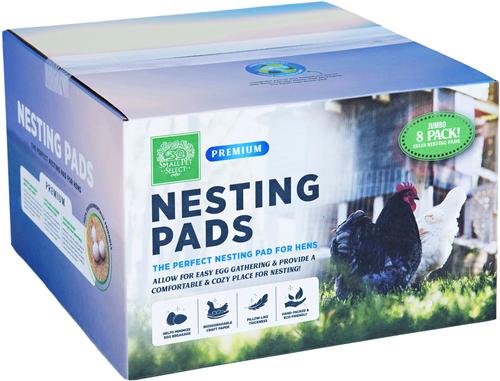Show full view: Small Pet Select Fits Most Nesting Boxes, Chicken Coop Nest Liners, Chicken Nesting Pads for Hens, 13 x 13-in, 8 count slide 8 of 9