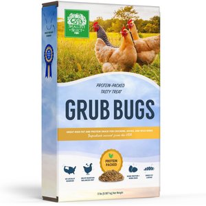 Small Pet Select Grub Bugs Black Soldier Fly Larvae Poultry Feed, 2-lb box