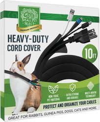 Small Pet Select Heavy Duty Small Pet Cord Cover, 10-ft, 1 count, Black