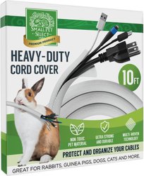 Small Pet Select Heavy Duty Small Pet Cord Cover, 10-ft, 1 count, White