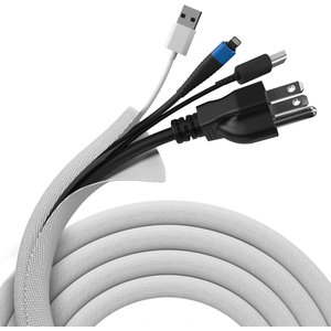 Small Pet Select Heavy Duty Small Pet Cord Cover, 10-ft, 1 count, White