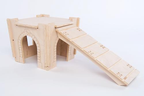 Show full view: Small Pet Select Hideout Bridge & Ramp Small Pet Habitat slide 3 of 9