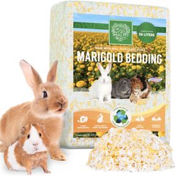 Small Pet Select Natural Paper with Real Marigold Buds Small Pet Bedding, 56-L