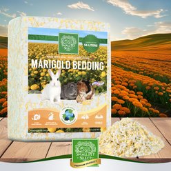Small Pet Select Natural Paper with Real Marigold Buds Small Pet Bedding, 56-L slide 2 of 7
