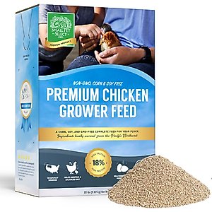 Small Pet Select Non-GMO Corn & Soy-Free Chicken Grower Feed Poultry Food, 20-lb box