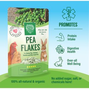 Small Pet Select Pea Flakes Small Animal Treats, 1-lb bag