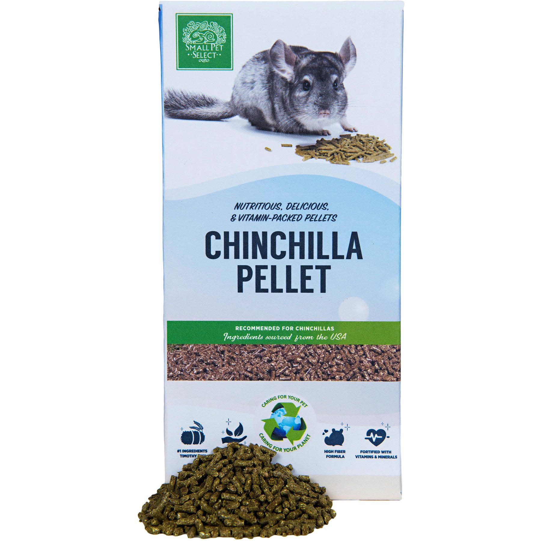 Small Pet Select Pellet Chinchilla Food, 5-lb box