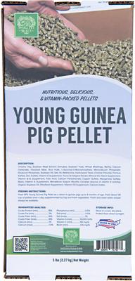 Show full view: Small Pet Select Pellet Young Guinea Pig Food, 5-lb box slide 4 of 8