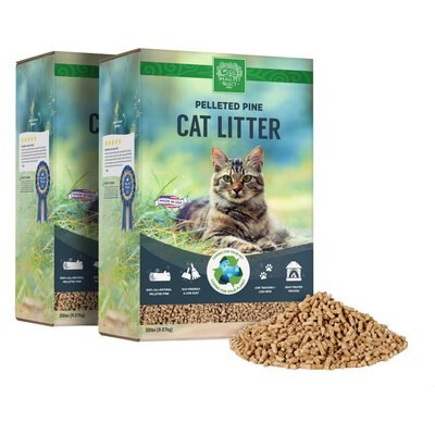 Small Pet Select Small Pet Select Premium Pine Pelleted 100% All Natural Pellet Non-Clumping Non-Tracking Low Dust Cat Litter, 40-lb box