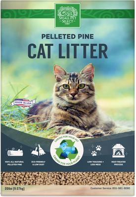 Show full view: Small Pet Select Premium Pine Pelleted 100% All Natural Pellet Non-Clumping Non-Tracking Low Dust Cat Litter, 40-lb box slide 7 of 10