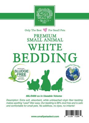 Show full view: Small Pet Select Premium Unbleached White Paper Small Animal Bedding, 56-L bag slide 3 of 4