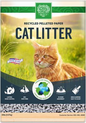 Show full view: Small Pet Select Recycled Pelleted Paper Cat Litter, 20-lb box slide 5 of 7