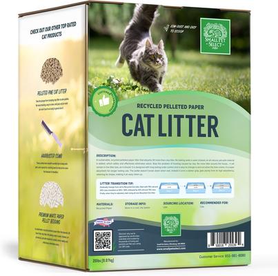 Show full view: Small Pet Select Recycled Pelleted Paper Cat Litter, 20-lb box slide 4 of 7
