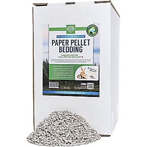 Small Pet Select Recycled Pelleted Paper Small Animal Bedding, White, 10-lb box