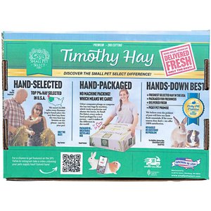 Small Pet Select Second Cut Timothy Hay Small Animal Food, 2-lb box
