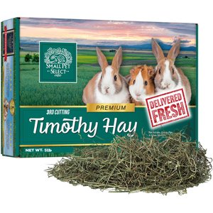 Small Pet Select Third Cut Timothy Hay Small Animal Food, 5-lb box