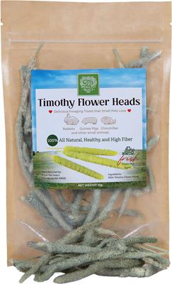 Show full view: Small Pet Select Timothy Hay Flower Tips Small Pet Treats, 10-g bag slide 1 of 3