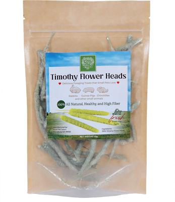 Show full view: Small Pet Select Timothy Hay Flower Tips Small Pet Treats, 10-g bag slide 3 of 3
