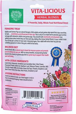 Show full view: Small Pet Select Vita-Licous Herbal Blend Small Animal Treats, 4.4-oz bag slide 3 of 5