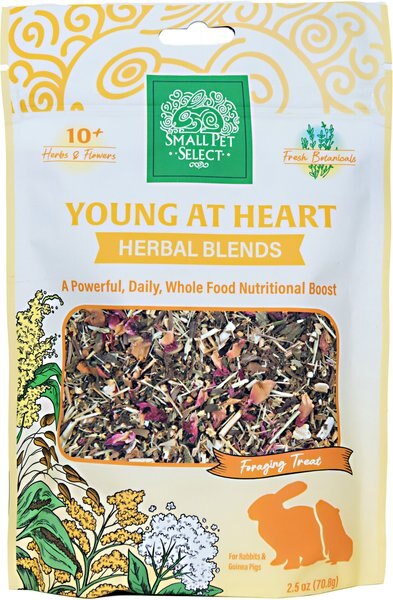 Small Pet Select Young At Heart Herbal Blend Small Pet Treats, 2.5-oz bag