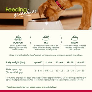 Smallbatch Pets Beef Freeze-Dried Raw Sliders Grain-Free Dry Dog Food, 25-oz bag