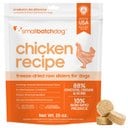 Smallbatch Pets Chicken Freeze-Dried Raw Sliders Grain-Free Dry Dog Food, 25-oz bag