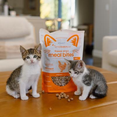 Show full view: Smallbatch Pets Non-GMO Chicken Meal Bites Freeze-Dried Cat Food, 10-oz bag slide 8 of 9