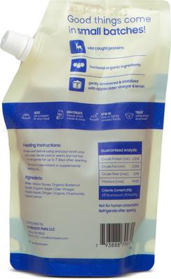 Show full view: Smallbatch Pets Shelf Stable Adult Venison Bone Broth Grain-Free Liquid Wet Dog Food Topper, 16-fl oz bottle slide 3 of 6