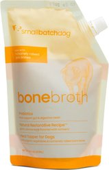 Smallbatch Pets Shelf Stable Humanely Raised Adult Pork Bone Broth Grain-Free Liquid Wet Dog Food Topper, 16-fl oz bottle slide 1 of 3