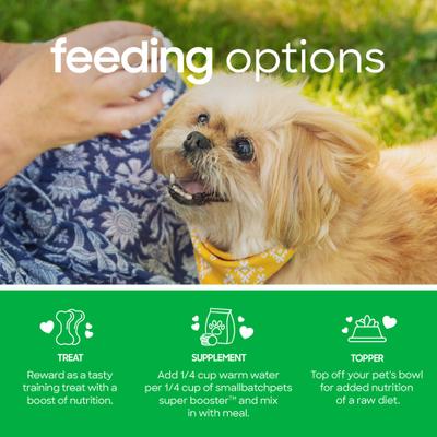 Show full view: Smallbatch Pets Super Booster Duck Bites Grain-Free Adult Freeze-Dried Dog & Cat Treats, 7-oz bag slide 5 of 9