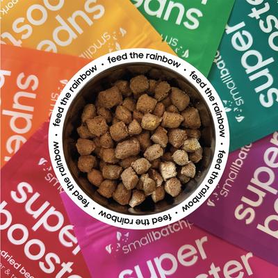Show full view: Smallbatch Pets Super Booster Lamb Bites Grain-Free Adult Freeze-Dried Dog & Cat Treats, 7-oz bag slide 8 of 9