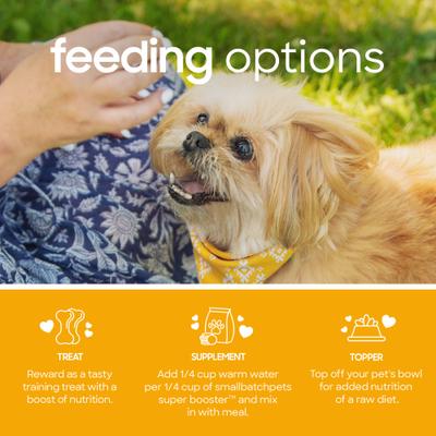 Show full view: Smallbatch Pets Super Booster Pork Bites Grain-Free Adult Freeze-Dried Dog & Cat Treats, 7-oz bag slide 5 of 9