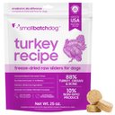 Smallbatch Pets Turkey Freeze-Dried Raw Sliders Grain-Free Dry Dog Food, 25-oz bag