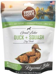 Smart Cookie Barkery Great Lakes Duck & Squash Dog Treats, 5-oz bag