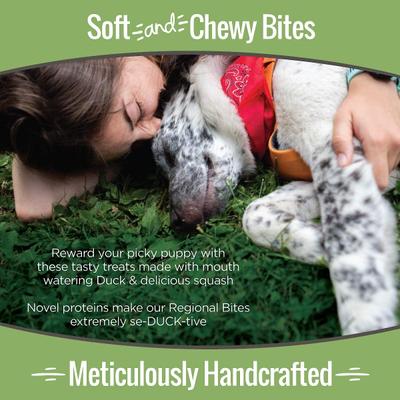 Show full view: Smart Cookie Barkery Great Lakes Duck & Squash Dog Treats, 5-oz bag slide 5 of 8