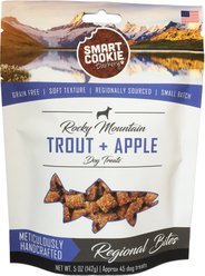 Smart Cookie Barkery Rocky Mountain Trout & Apple Grain-Free Dog Treats, 5-oz bag