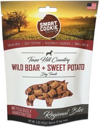 Smart Cookie Barkery Texas Hill Country Wild Boar & Sweet Potato Grain-Free Dog Treats, 5-oz bag