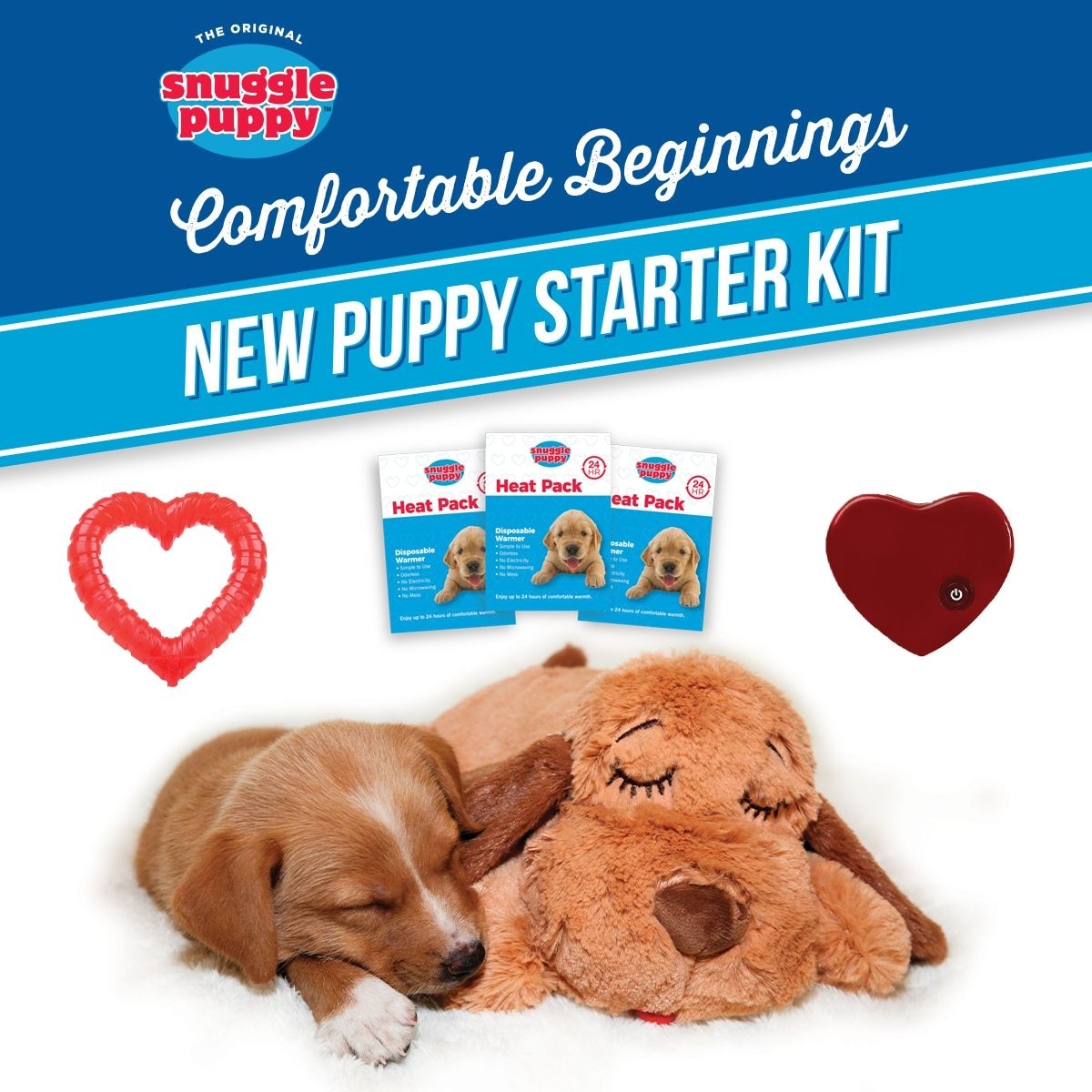 SNUGGLE PUPPY New Puppy Starter Kit Puppy, Blue - Chewy.com