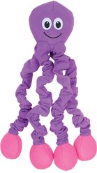 Smart Pet Love Snuggle Puppy Tender Tuffs Orange Octopus Tug-of-War Squeaky Dog Toy, Purple