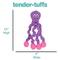 Show in main carousel: Smart Pet Love Snuggle Puppy Tender Tuffs Orange Octopus Tug-of-War Squeaky Dog Toy, Purple slide 4 of 8