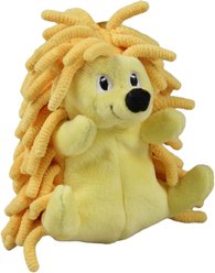 Smart Pet Love Snuggle Puppy Tender-Tuffs Yellow Hedgehog Squeaky Dog Toy, Small