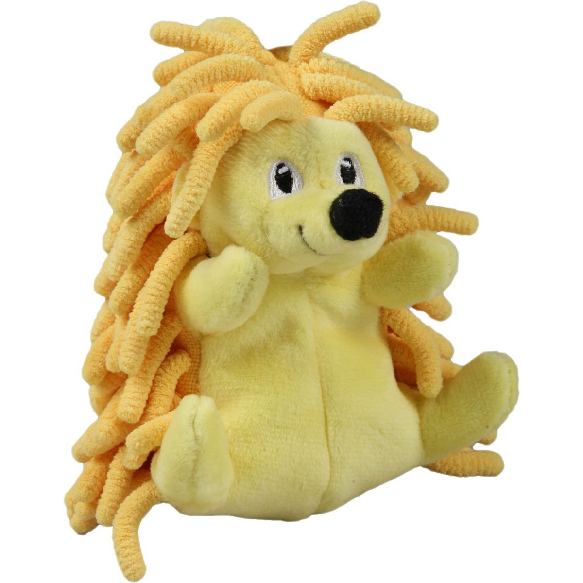 Snuggle Puppy Tender-Tuffs Yellow Hedgehog Squeaky Dog Toy, Small