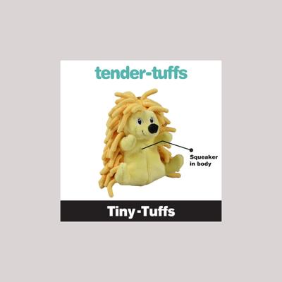 Show full view: Smart Pet Love Snuggle Puppy Tender-Tuffs Yellow Hedgehog Squeaky Dog Toy, Small slide 3 of 9