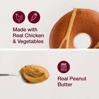 Show full view: SmartBones Bake Shop Easily Digestible Donut Peanut Butter Dog Chews, 4 count slide 6 of 10