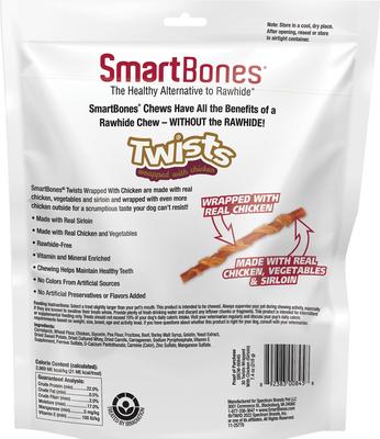 Show full view: SmartBones Chicken Wrapped Sticks Sirloin Dog Treats, 30 count slide 3 of 10