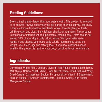 Show full view: SmartBones Chicken Wrapped Sticks Sirloin Dog Treats, 30 count slide 9 of 10